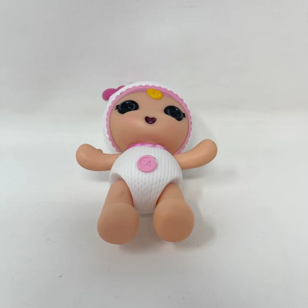 Lalaloopsy Babies Newborns Huggy Made from a Teddy w Bottle White Pink Rare
